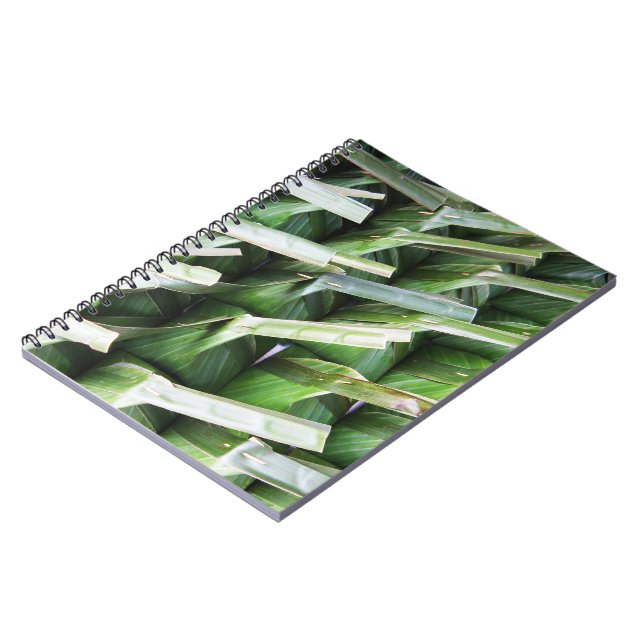 Wrapped Banana Leaf Packets Notebook (Left Side)