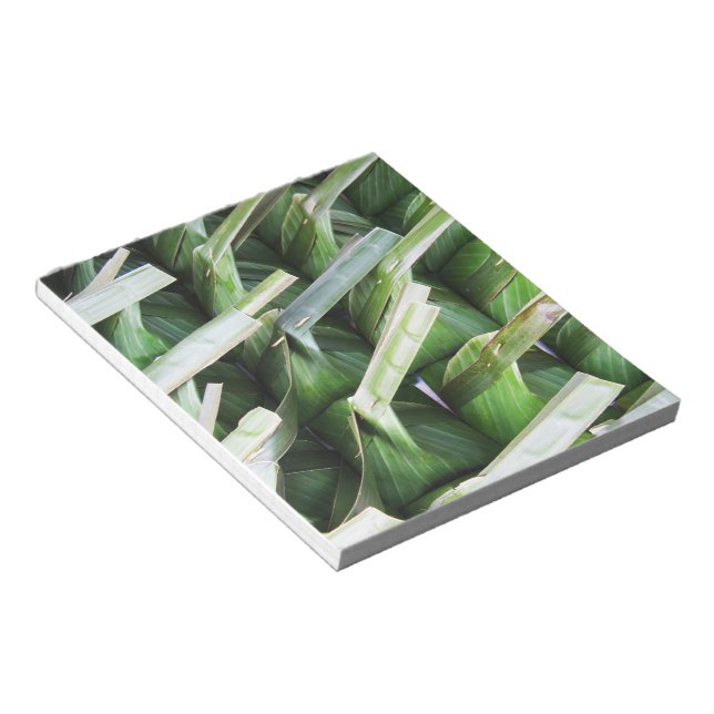 Wrapped Banana Leaf Packets Notepad (Angled)