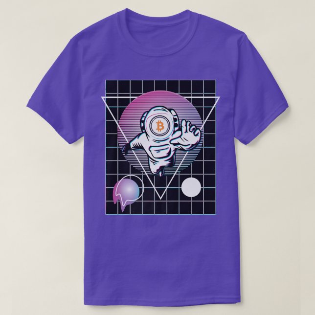 Wrapped Bitcoin Astronaut  T-Shirt (Design Front)