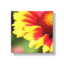Wrapped botanical canvas flower photography print