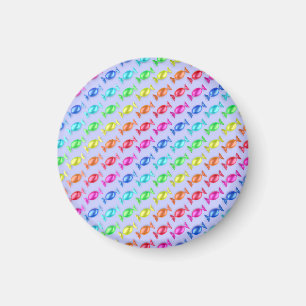 Wrapped candies with different colours magnet