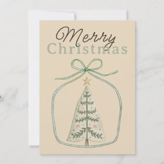 Wrapped in a Bow Christmas Holiday Card