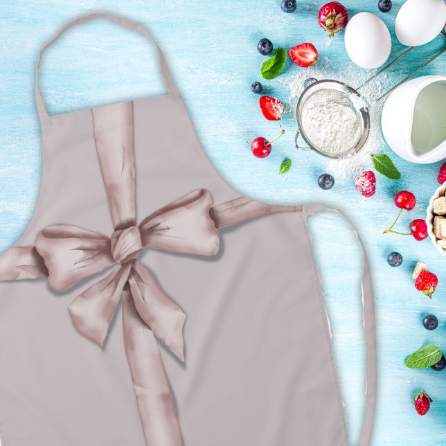 Wrapped in a pink bow apron (Creator Uploaded)