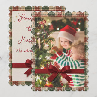 Wrapped in Bows Photo Greetings Card