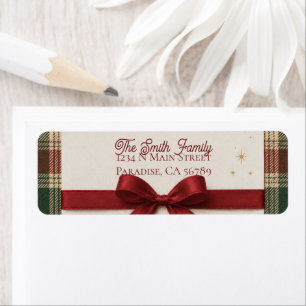 Wrapped in Bows Return Address Lables Label