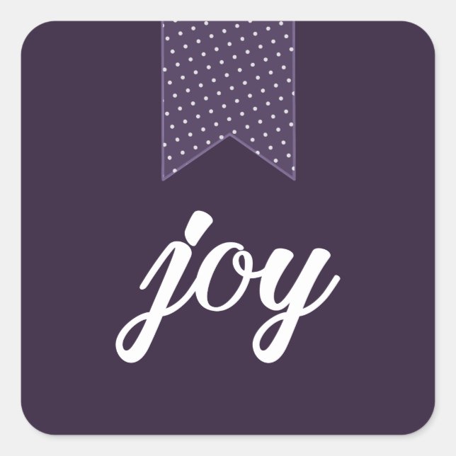 Wrapped In Joy Sticker (Front)