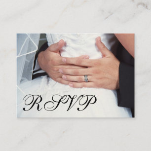 Wrapped in Love Bride & Groom RSVP Card