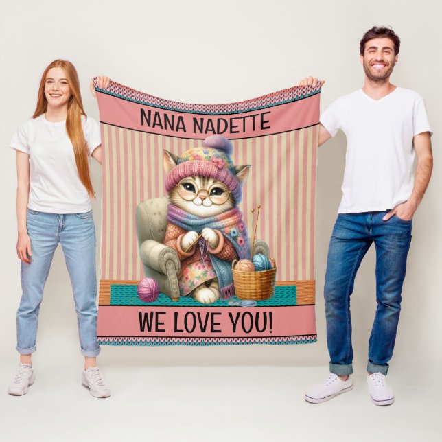 Wrapped in Love Fleece Blanket (In Situ)