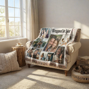 "Wrapped in Love" Throw Blanket