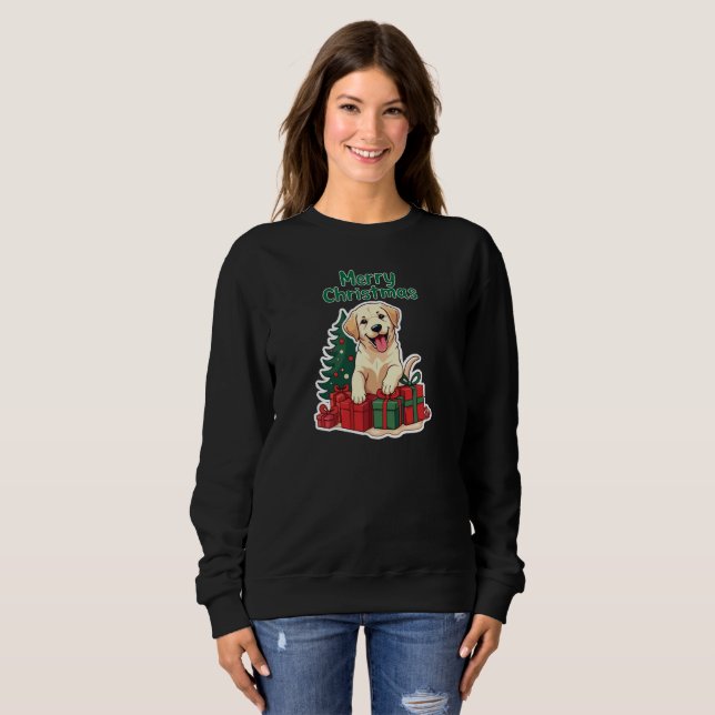 Wrapped in Puppy Love Sweatshirt (Front Full)