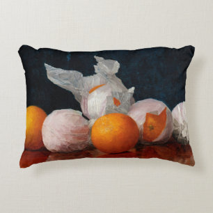 Wrapped Oranges by William Joseph Mccloskey Decorative Cushion