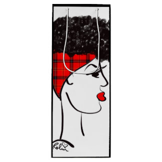 Wrapped Puff Wine Gift Bag