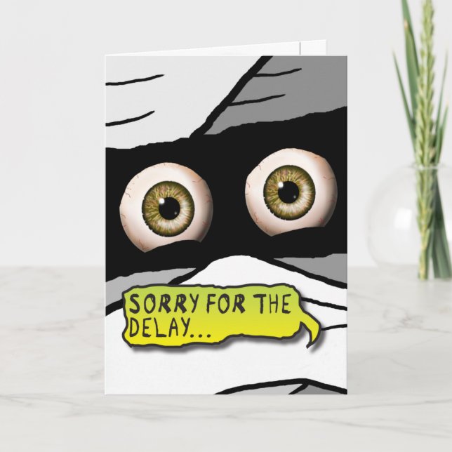 Wrapped Up Mummy Card (Front)