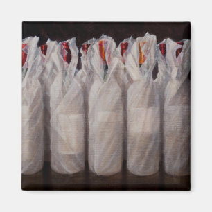 Wrapped Wine Bottles 2010 Magnet