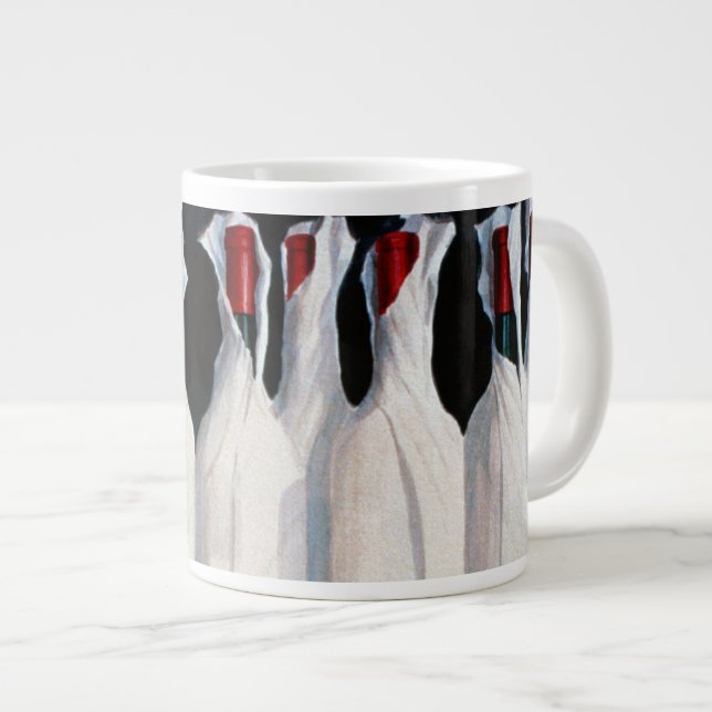 Wrapped Wine Bottles Number 1 1995 Large Coffee Mug (Front Right)