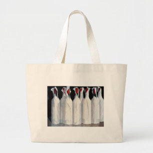 Wrapped Wine Bottles Number 1 1995 Large Tote Bag