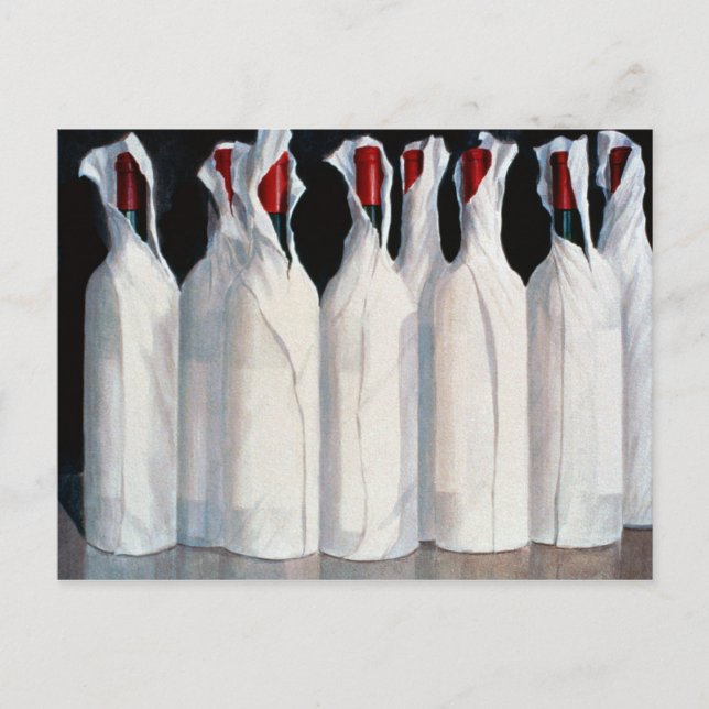 Wrapped Wine Bottles Number 1 1995 Postcard (Front)