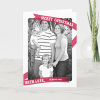 Wrapped With Love Christmas Photo Card