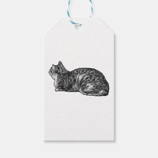 Wrapped with Tabby Charm Gift Tags (Front)