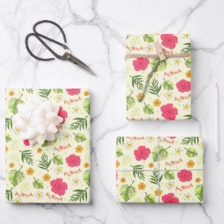 Wrapping - Aloha Hawaiian Wrapping Paper Sheet