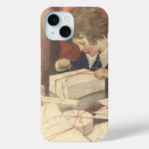 Wrapping Christmas Presents, Jessie Willcox Smith iPhone 15 Case