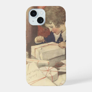 Wrapping Christmas Presents, Jessie Willcox Smith iPhone 15 Case