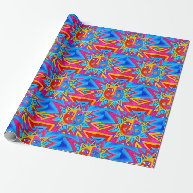 Wrapping Paper - 002 SUN (Unrolled)