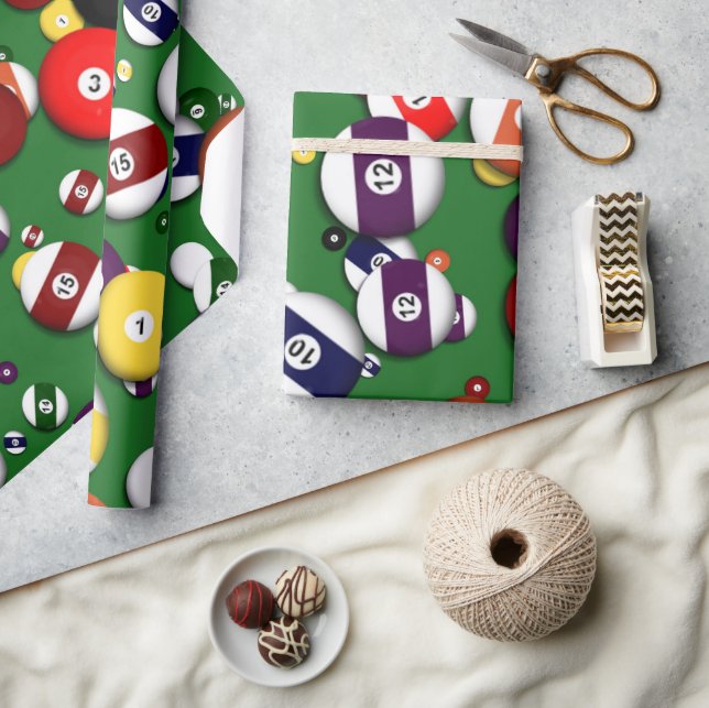 Wrapping Paper - Billiards (Crafts)