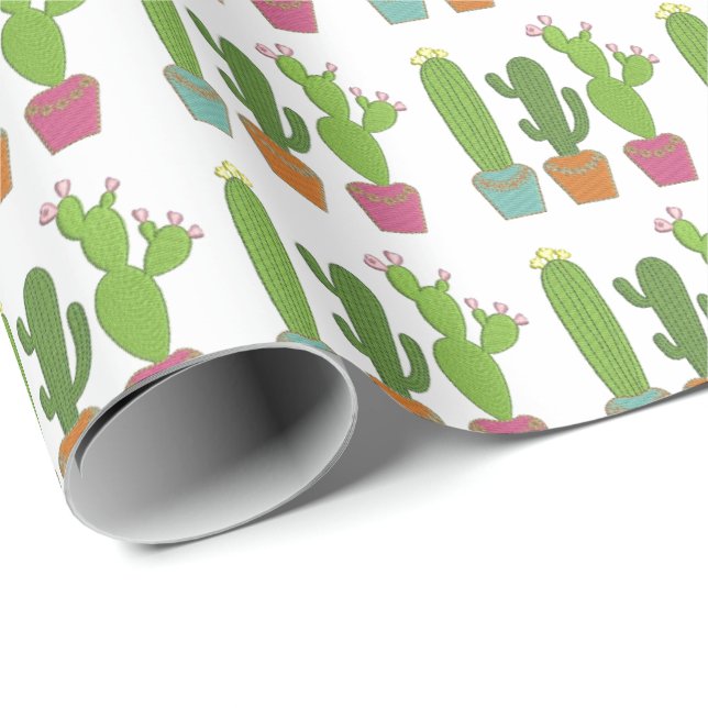 Wrapping Paper - Cactus (Roll Corner)