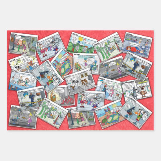 Wrapping Paper | Comic | Cartoons