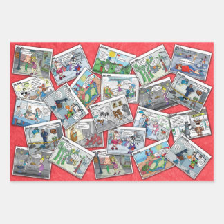 Wrapping Paper | Comic | Cartoons