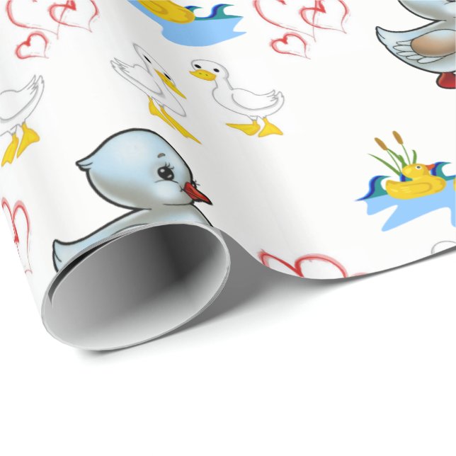 Wrapping paper Ducks (Roll Corner)