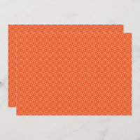Wrapping paper featuring a pattern with orange, re