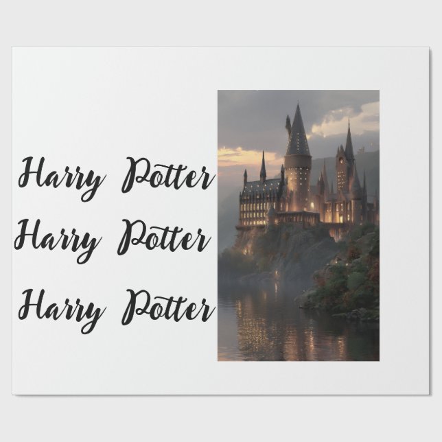 Wrapping Paper Flat Sheet Harry Potter (Flat)