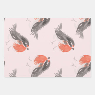 Wrapping Paper Flat Sheet Set of 3