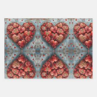 Wrapping Paper Flat Sheet Set of 3