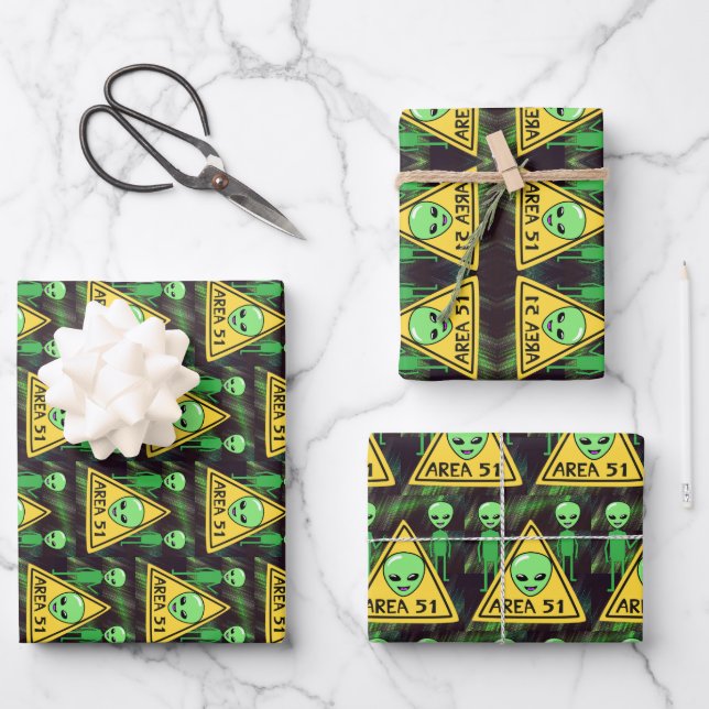 Wrapping Paper Flat Sheet Set of 3 (Front)