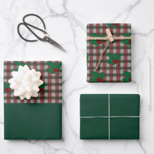 Wrapping Paper Flat Sheet Set of 3
