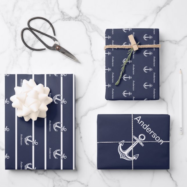 Wrapping Paper Flat Sheet Set of 3 (Front)