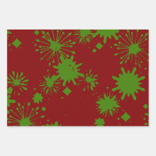 Wrapping Paper Flat Sheet Set of 3