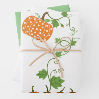 Wrapping Paper Flat Sheet Set of 3
