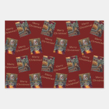 Wrapping Paper Flat Sheet Set of 3