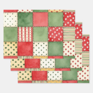 Wrapping Paper Flat Sheet Set of 3