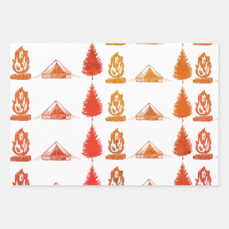 Wrapping Paper Flat Sheet Set of 3