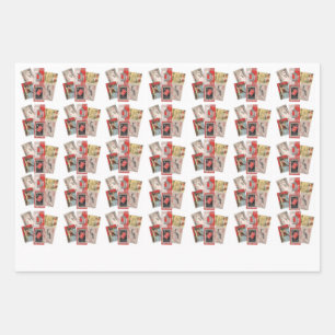 Wrapping Paper Flat Sheet Set of 3