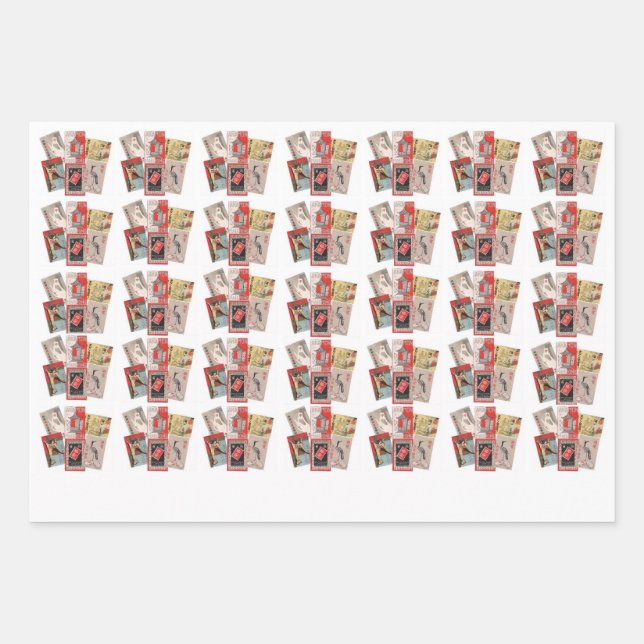 Wrapping Paper Flat Sheet Set of 3 (Front)