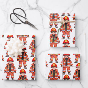 Wrapping Paper Flat Sheet Set of 3