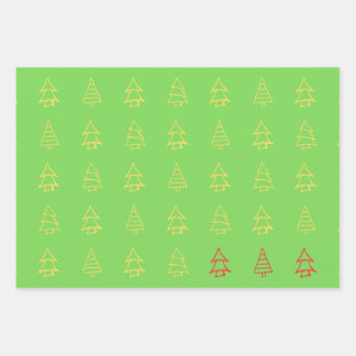 Wrapping Paper Flat Sheet Set of 3