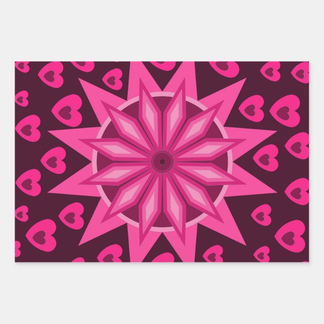 Wrapping Paper Flat Sheet Set of 3 (Front)
