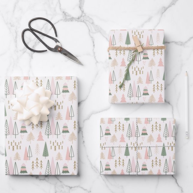 Wrapping Paper Flat Sheet Set of 3 (Front)